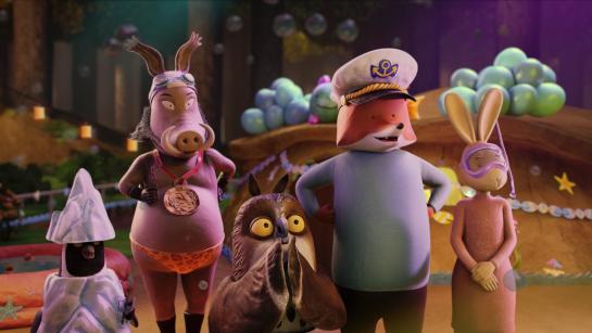 Vos en haas redden het bos