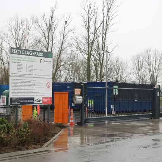Ingang recyclagepark